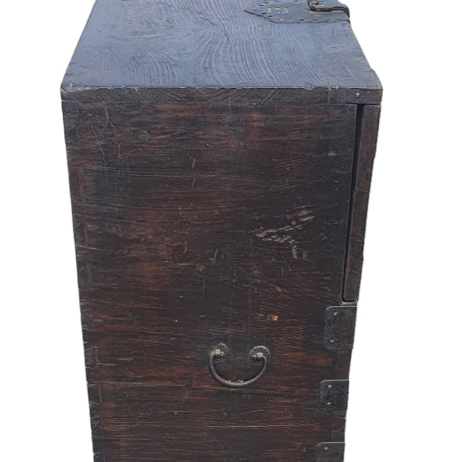[BUNJANG] Antique Bandaji Chest with Cast Iron Hardware / 무쇠장석이 일품인 연대감 좋은 반닫이 / 앞닫이