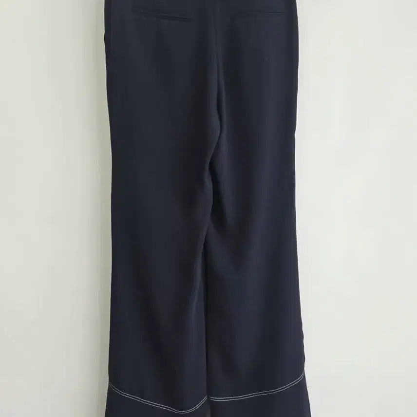 [BUNJANG] It Misha Navy Stitch Wide Pants - M / 0843 잇미샤 네이비 스티치 와이드 팬츠  M