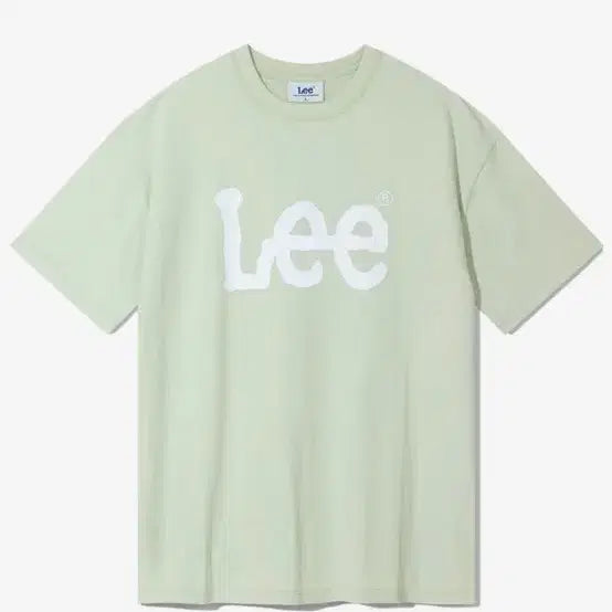 [BUNJANG] Rie Big Twitch Logo T-shirt Sage Green / 리 빅 트위치 로고 티셔츠 세이지 그린 반팔티