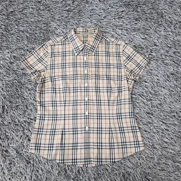 [BUNJANG] Burberry Nova Check Slim Fit Short Sleeve Shirt Women&