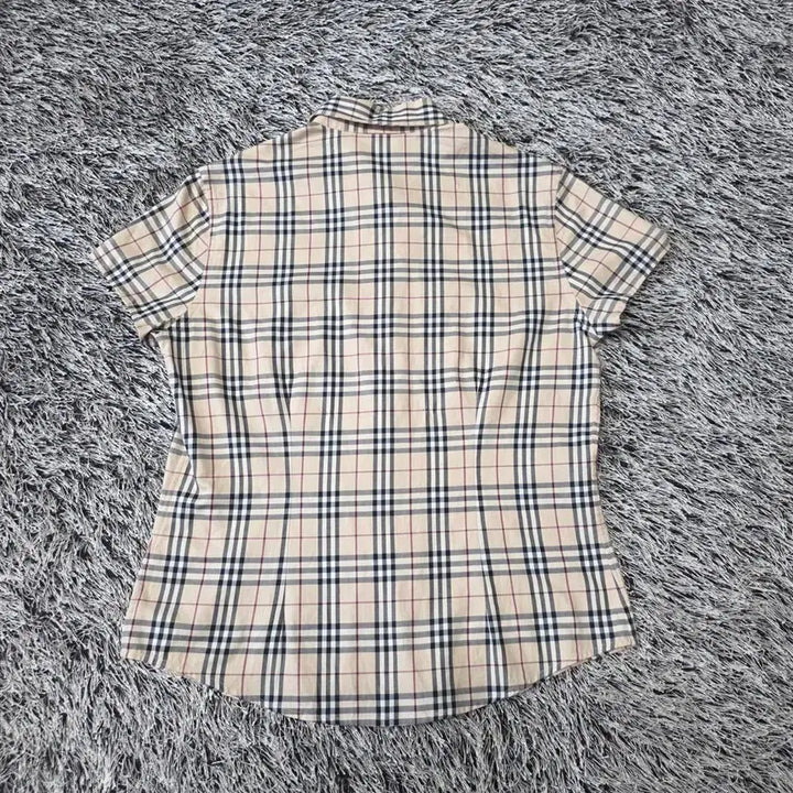 [BUNJANG] Burberry Nova Check Slim Fit Short Sleeve Shirt Women&