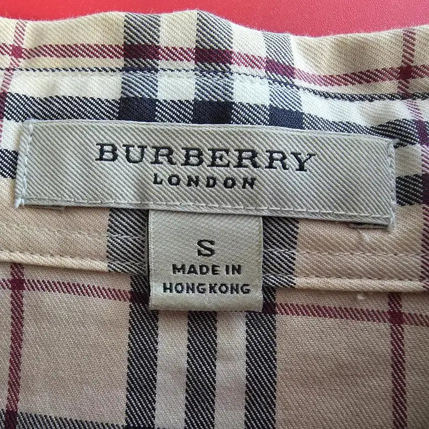 [BUNJANG] Burberry Nova Check Slim Fit Short Sleeve Shirt Women&