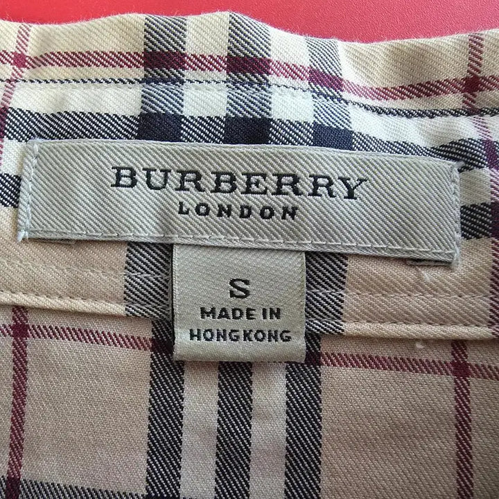 [BUNJANG] Burberry Nova Check Slim Fit Short Sleeve Shirt Women&
