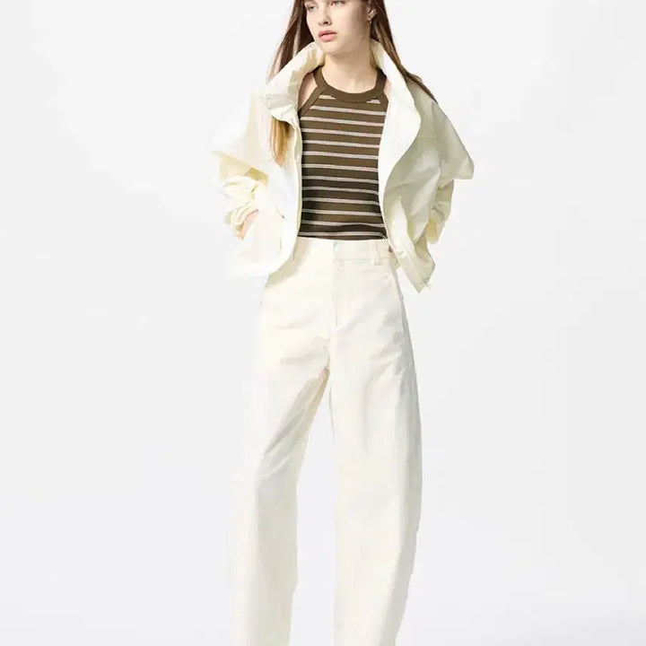 [BUNJANG] Uniqlo Jersey Barrel Leg Pants Medium New / 유니클로 저지배럴 레그팬츠 m 새상품