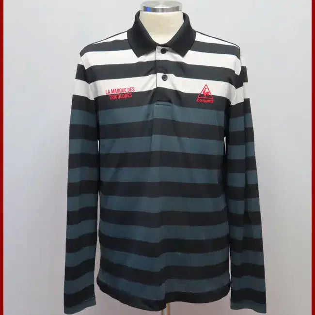 [BUNJANG] Le Coq Sportif Black Polo Shirt Size 100 / 르꼬끄/검정색 카라티셔츠/100사이즈/따봉구제(A-14)