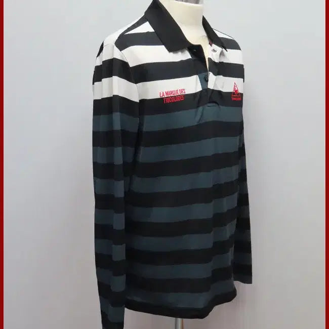 [BUNJANG] Le Coq Sportif Black Polo Shirt Size 100 / 르꼬끄/검정색 카라티셔츠/100사이즈/따봉구제(A-14)