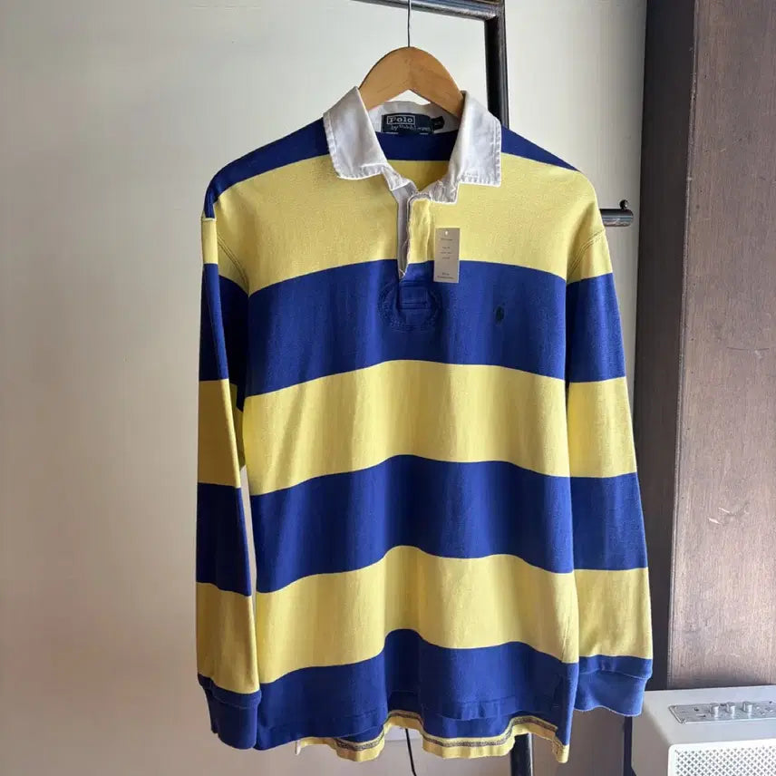 [BUNJANG] Polo Ralph Lauren Striped Rugby Shirt / 16930 - 폴로 랄프로렌 스트라이프 럭비티