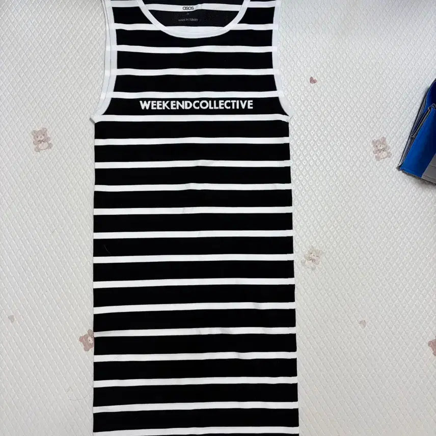 [BUNJANG] ASOS Weekend Collective Striped Midi Dress / ASOS 위켄드 콜렉티브 스트라이프 원피스