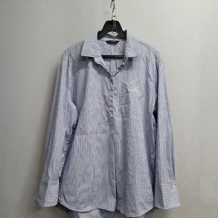 [BUNJANG] Hazzys Striped Long Sleeve Shirt / 95)헤지스 스트라이프 긴팔 셔츠 (66~77)
