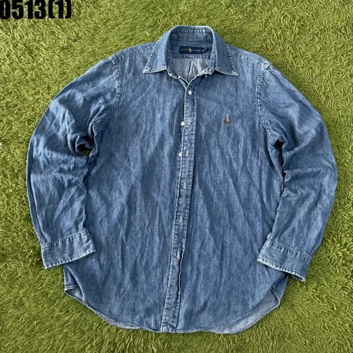 [BUNJANG] Polo Ralph Lauren Denim Shirt / 랄프로렌 데님 셔츠 남방
