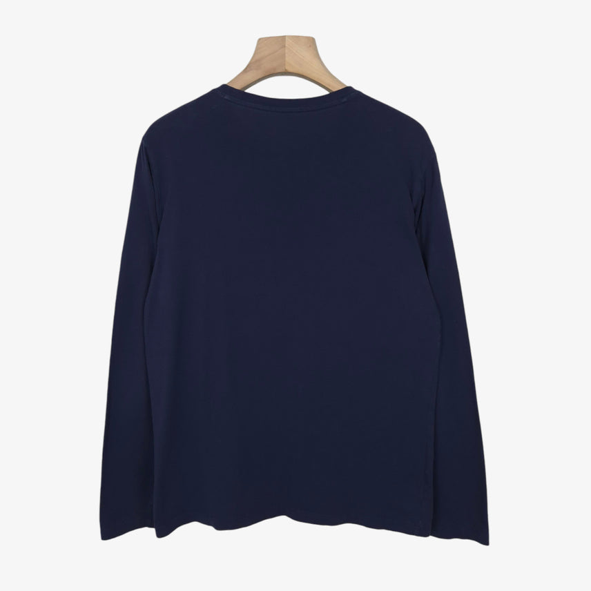 [BUNJANG] AX Armani Exchange Navy Printing Long Sleeve / [100] AX 아르마니 익스체인지 네이비 프린팅 롱슬리브