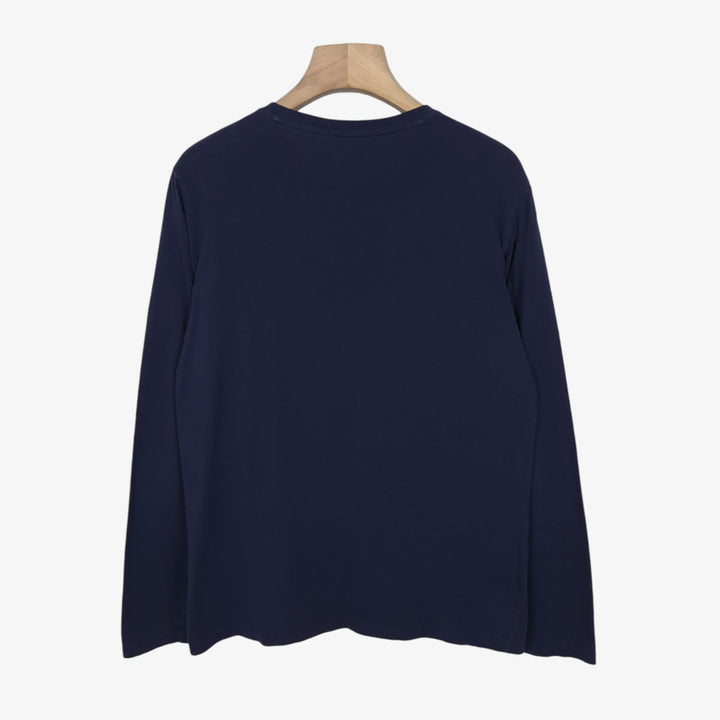 [BUNJANG] AX Armani Exchange Navy Printing Long Sleeve / [100] AX 아르마니 익스체인지 네이비 프린팅 롱슬리브