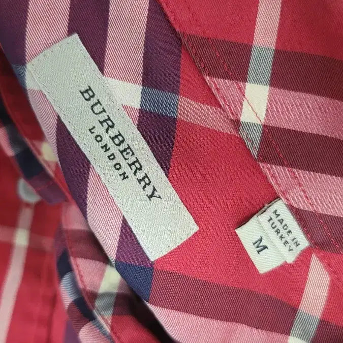 [BUNJANG] Burberry London Check Short Sleeve Shirt Size M / 버버리 체크 반팔 셔츠 M