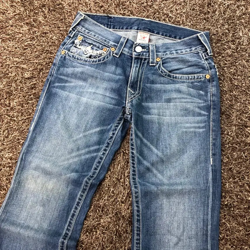 [BUNJANG] True Religion Washed Bootcut Denim Pants / 31 트루릴리전 부츠컷 워싱 데님 팬츠