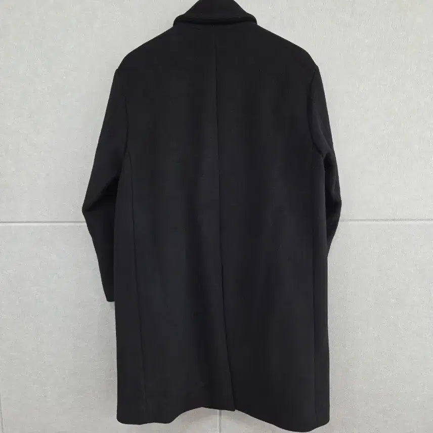 [BUNJANG] Studio Tomboy Basic Black Wool Blend Coat / 스튜디오 톰보이 베이직 블랙 울 코트