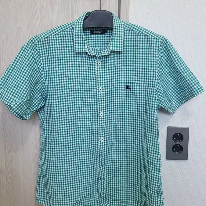 [BUNJANG] Burberry Black Label Check Short Sleeve Shirt / 버버리 블랙라벨 체크 반팔 셔츠 3