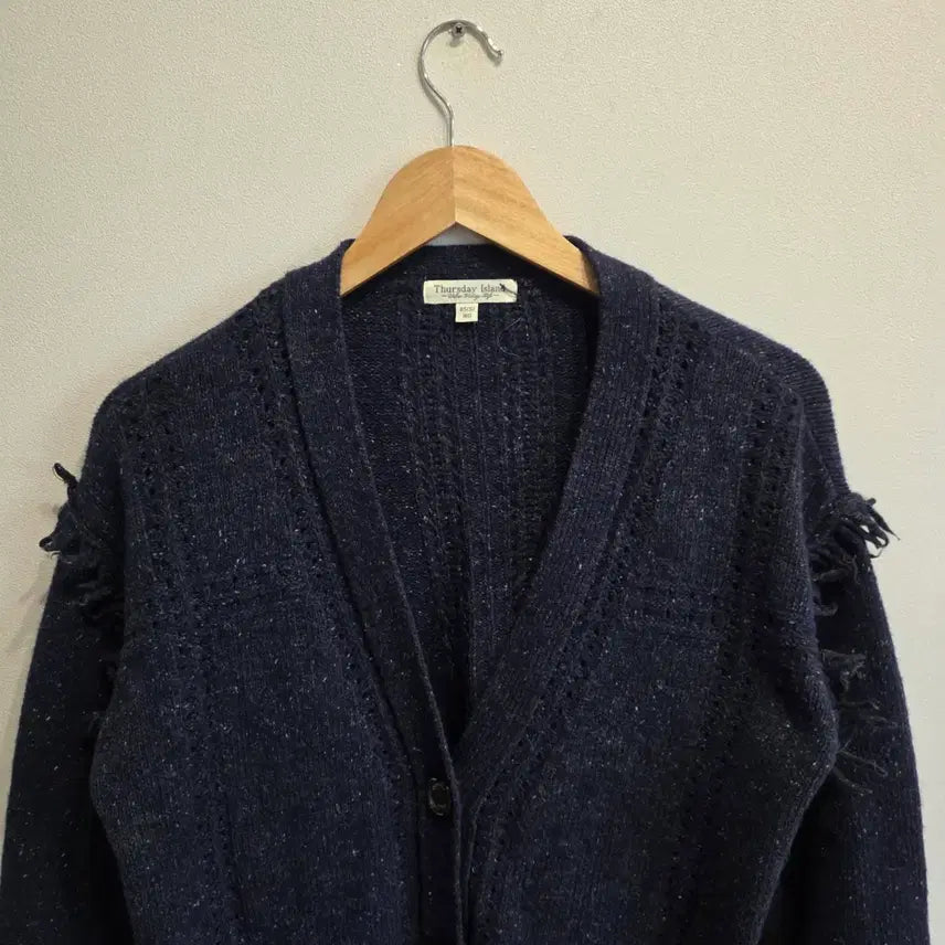 [BUNJANG] Thursday Island Navy Fringe Cardigan / Thursday Island 네이비 가디건 85