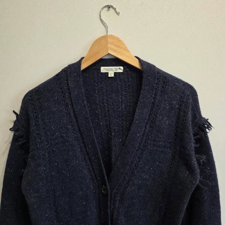 [BUNJANG] Thursday Island Navy Fringe Cardigan / Thursday Island 네이비 가디건 85