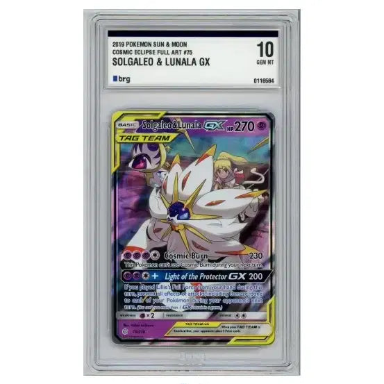 [BUNJANG] Solgaleo Lunala North American Edition Graded 10 Rare Card / 솔가레오 루나아라 북미판카드 10등급 전국1장 희귀