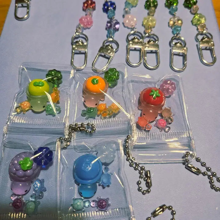 [BUNJANG] Handmade Lucky Turtle Charm / 행운 거북이 키링