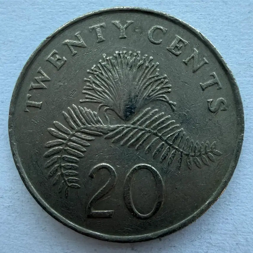 [BUNJANG] 1985 Singapore 20 Cents Coin / 1985년 싱가포르 20센트 동전 S2885
