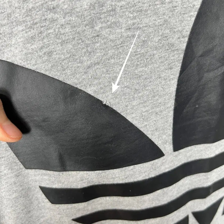 [BUNJANG] Adidas Trefoil T-shirt Gray Men&