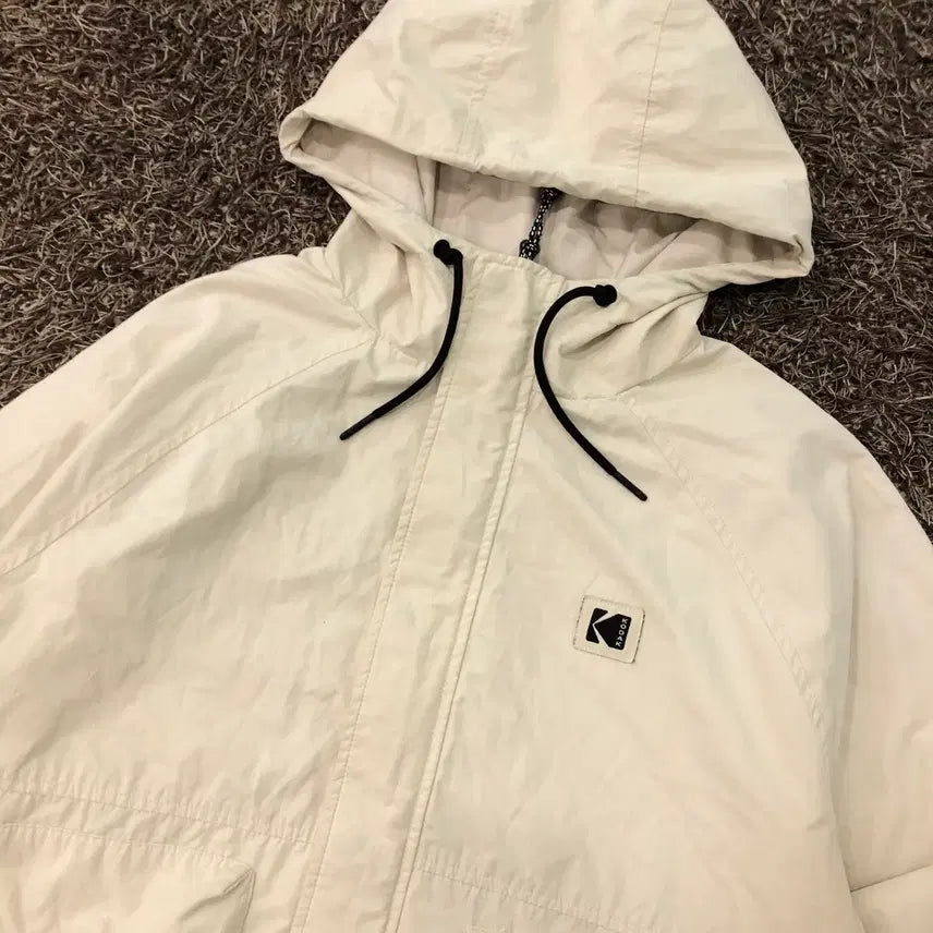 [BUNJANG] S Kodack Oversized Hooded Windbreaker Jacket / S 코닥 오버핏 후드 윈드브레이커 바람막이 자켓