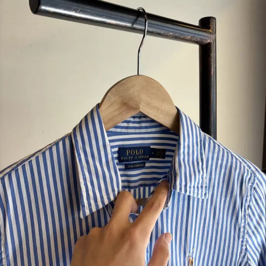 [BUNJANG] Polo Ralph Lauren Striped Shirt / 16922 - 폴로 랄프로렌 스트라이프 셔츠