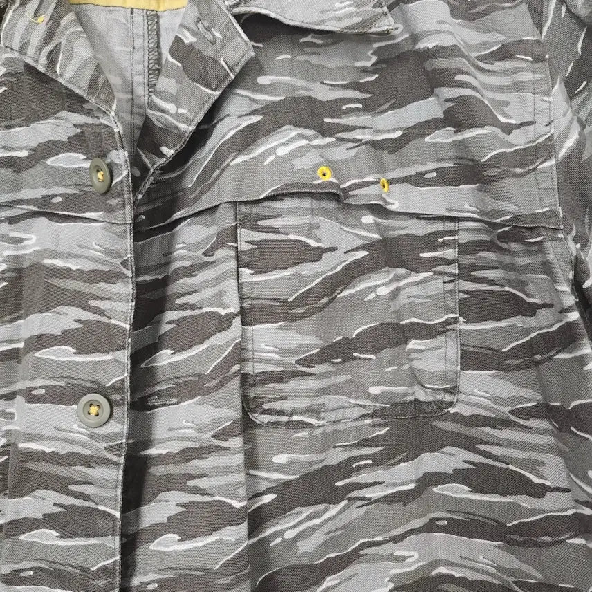 [BUNJANG] Brace Bell Camo Pattern Short Sleeve Shirt / 브레이스벨 카모 패턴 반팔 셔츠 100-105