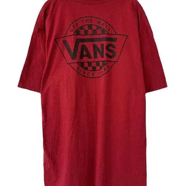 [BUNJANG] Vans Graphic T-Shirt Red / [L] VANS 반스 그래픽 반팔티셔츠 레드