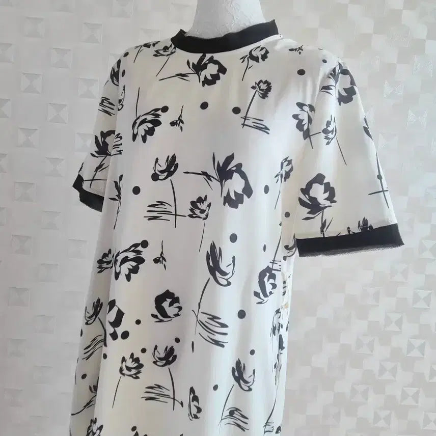 [BUNJANG] Patterned Silk Dress / 무늬원피스/실크/66