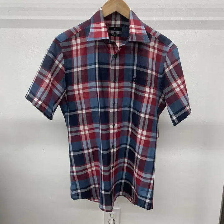 [BUNJANG] DAKS Linen Short-Sleeve Shirt (Size 100-105) / 100~105)DAKS 닥스 반팔 셔츠