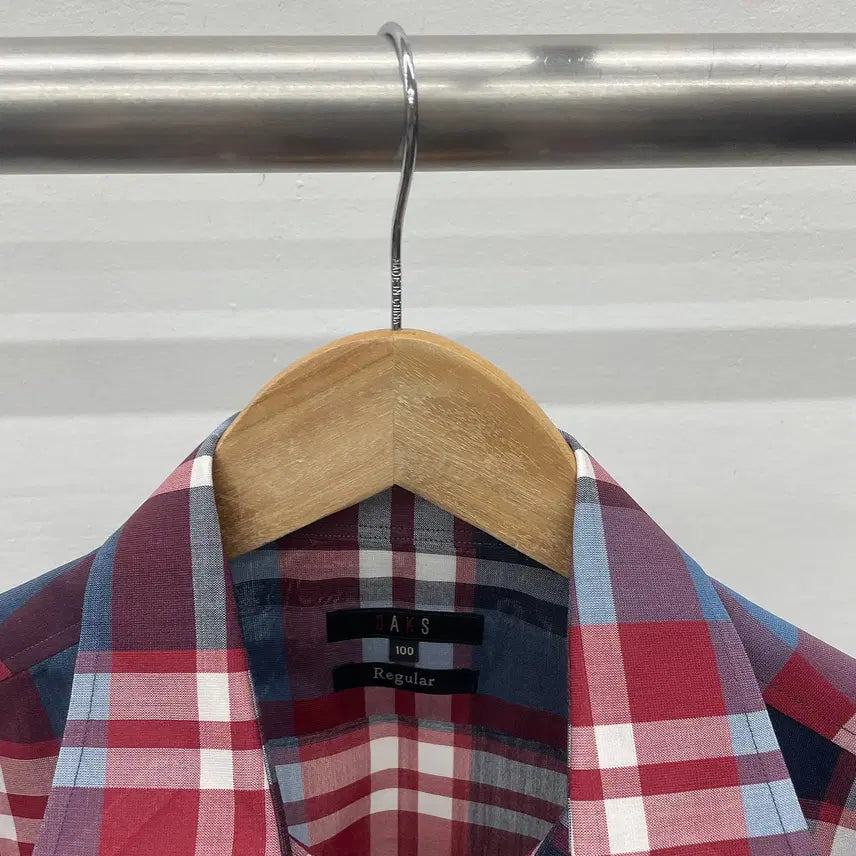 [BUNJANG] DAKS Linen Short-Sleeve Shirt (Size 100-105) / 100~105)DAKS 닥스 반팔 셔츠