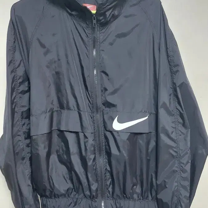 [BUNJANG] Nike Black Windbreaker Hoodie Zip-Up / 나이키 블랙 바람막이 후드집업