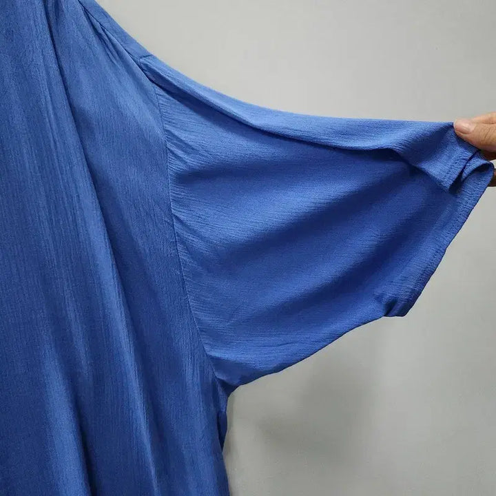 [BUNJANG] SUREVE Casual Blue Blouse F / SUREVE 캐주얼 찰랑 블루 블라우스 F