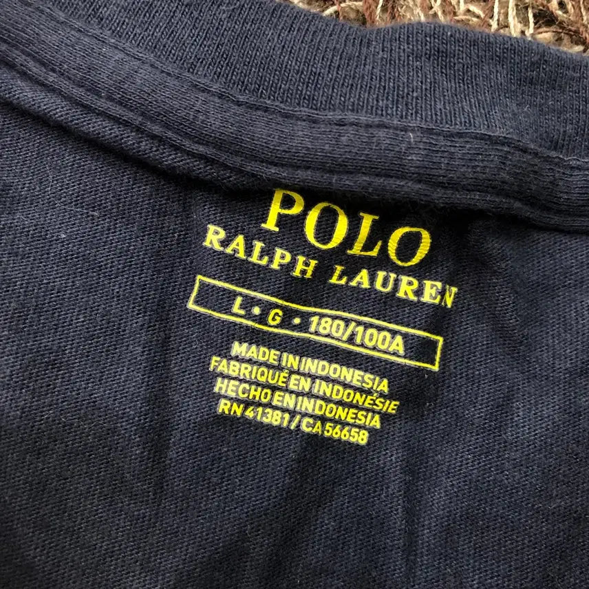 [BUNJANG] Polo Ralph Lauren Navy Pony T-Shirt / L 폴로 랄프로렌 네이비 포니 반팔 티셔츠