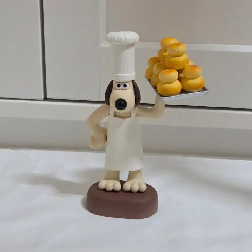 [BUNJANG] Wallace &amp; Gromit Baker Figure / 빵그로밋 피규어 월레스와그로밋 제빵사