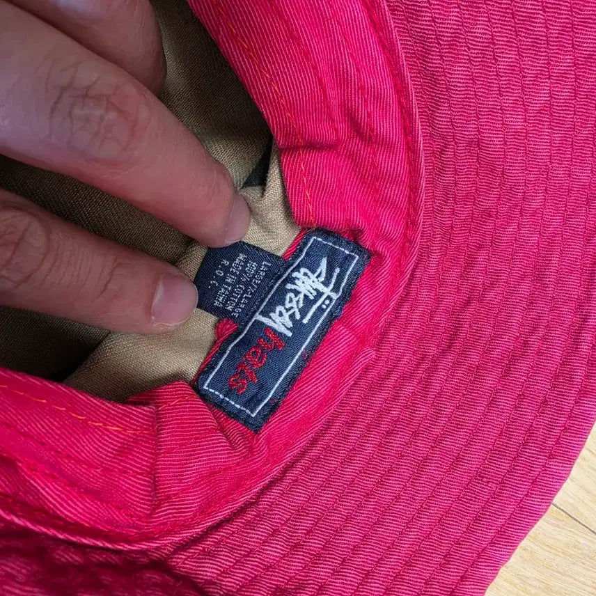 [BUNJANG] Stussy Beige Bucket Hat / 스투시 버킷햇 베이지색 모자