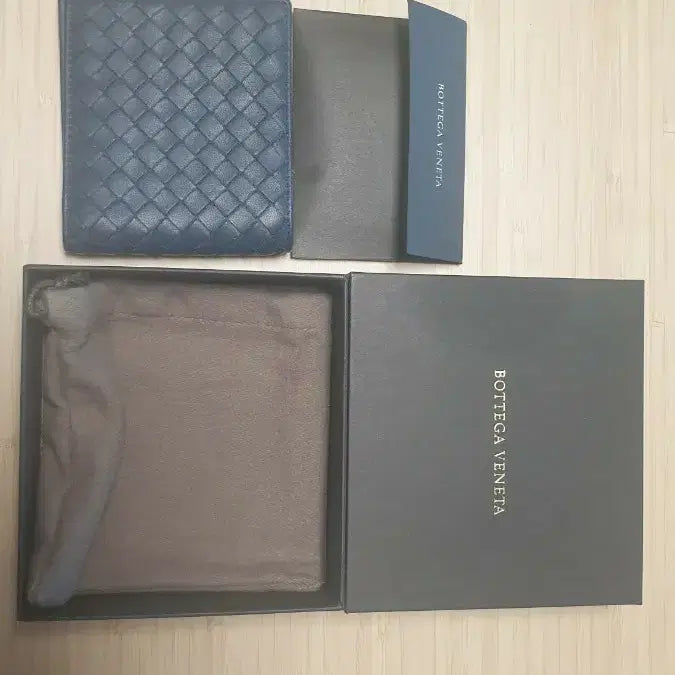 [BUNJANG] Bottega Veneta Navy Bi-fold Wallet / 보테가베네타 지갑 네이비색상