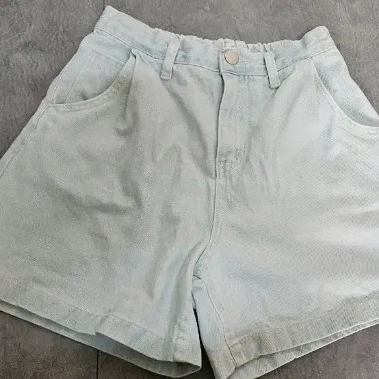[BUNJANG] Olive des Olive Light Wash Denim Shorts / 올리브데올리브 연청 데님 반바지