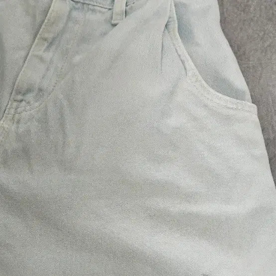 [BUNJANG] Olive des Olive Light Wash Denim Shorts / 올리브데올리브 연청 데님 반바지