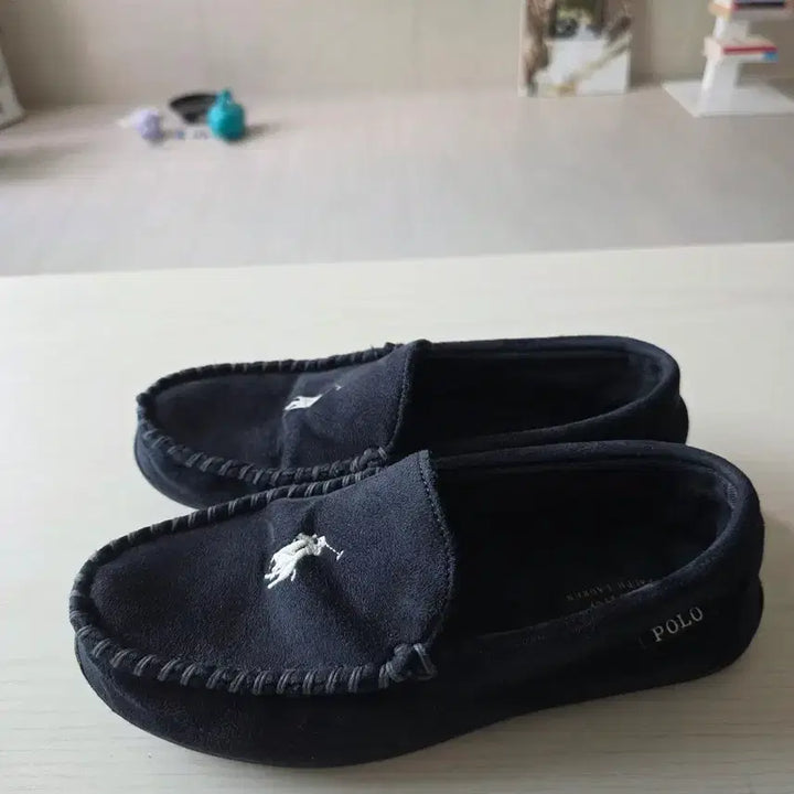 [BUNJANG] Polo Ralph Lauren Suede Loafers Navy / 폴로 랄프로렌 모카 네이비 신발