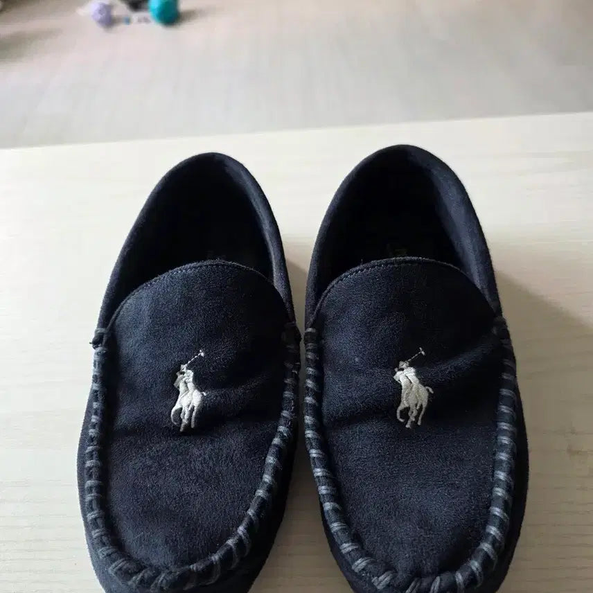 [BUNJANG] Polo Ralph Lauren Suede Loafers Navy / 폴로 랄프로렌 모카 네이비 신발