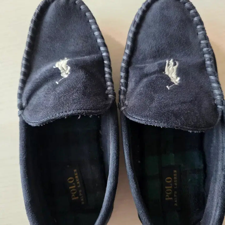 [BUNJANG] Polo Ralph Lauren Suede Loafers Navy / 폴로 랄프로렌 모카 네이비 신발