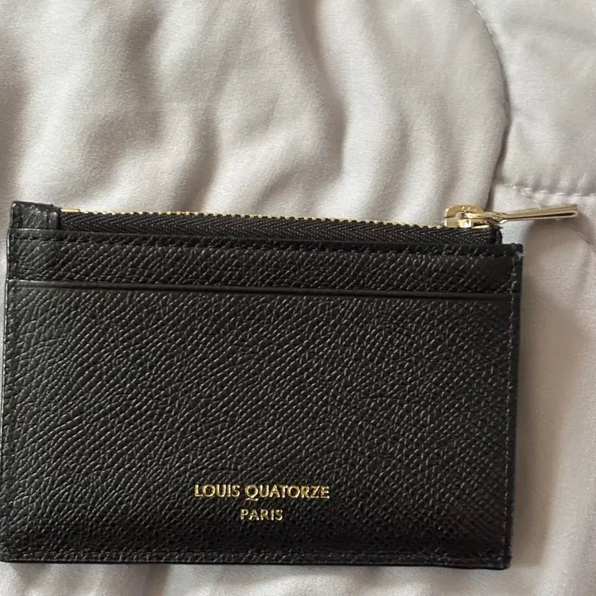 [BUNJANG] Louis Quatorze Monts Card Holder Black Leather / 루이까또즈 몬트 카드지갑 블랙