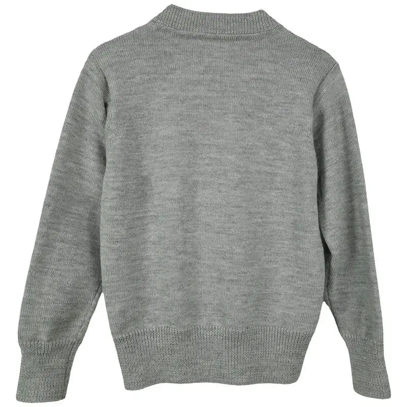 [BUNJANG] Champion Knit Varsity Cardigan Grey / 챔피온 니트 바시티 가디건 그레이 M20485