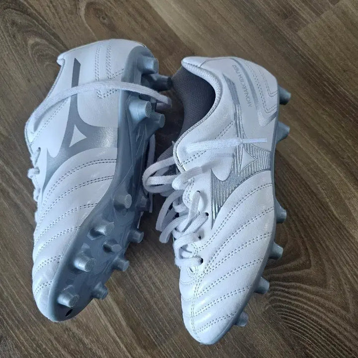 [BUNJANG] Mizuno Monarcida Soccer Cleats White / 미즈노 모나르시다 축구화 흰색