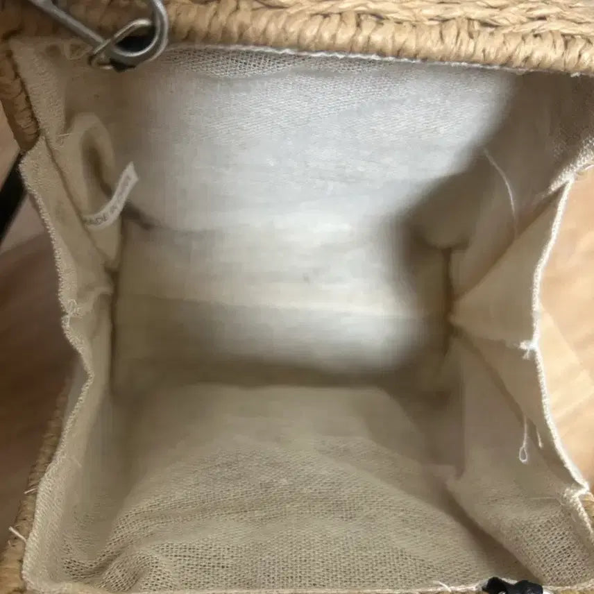 [BUNJANG] Rattan Bead Handle Tote Bag / 라탄 비즈 핸들 토트백