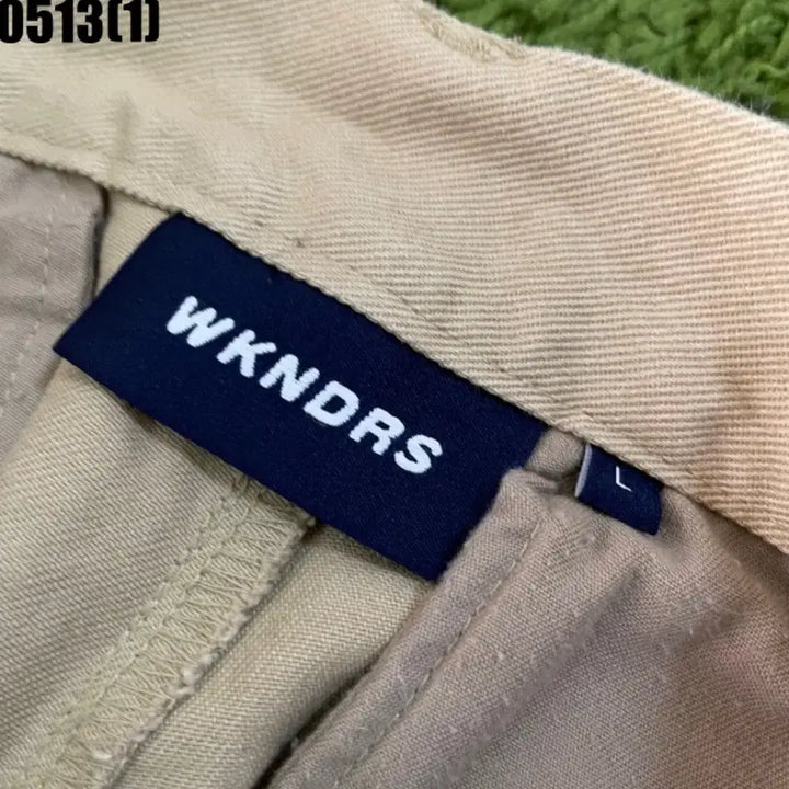 [BUNJANG] WKND Patchwork Pants Beige / WKND 패치 워크 팬츠 베이지 32