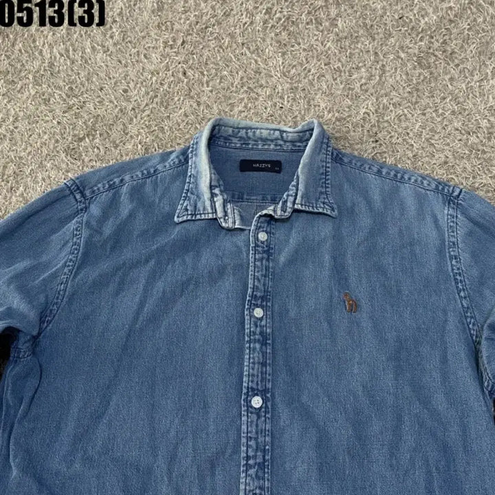 [BUNJANG] Hazzys Denim Shirt / 헤지스 데님 셔츠